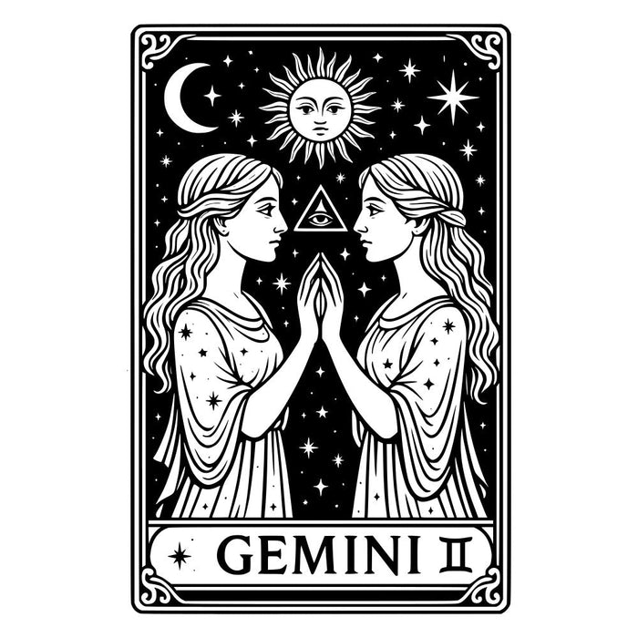 Zodiac Cards Fabric Panel 8