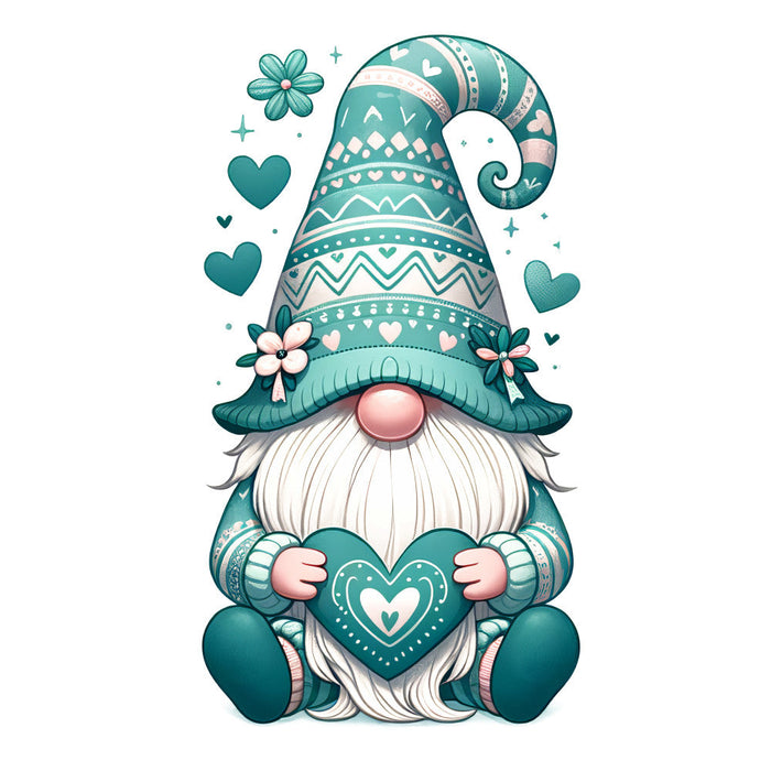 Adorable Pastel Gnome Fabric Panel 8