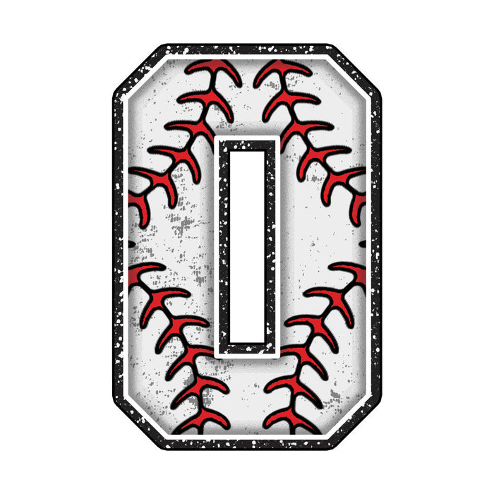 Baseball Alphabet Fabric Panel 1