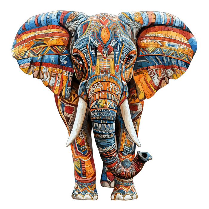 Watercolor Africa Fabric Panel 43