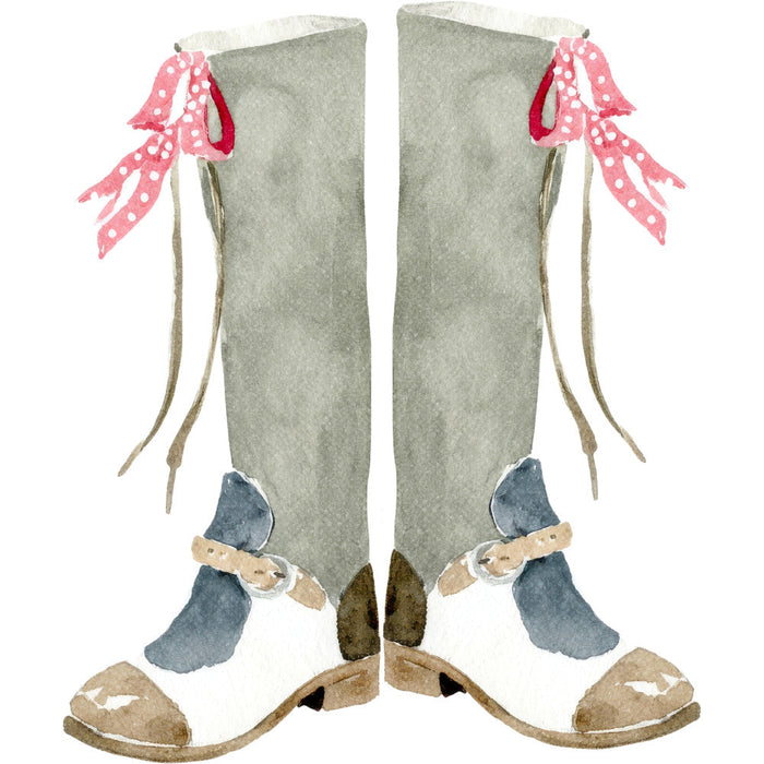 Watercolor Horses Fabric Panel 39