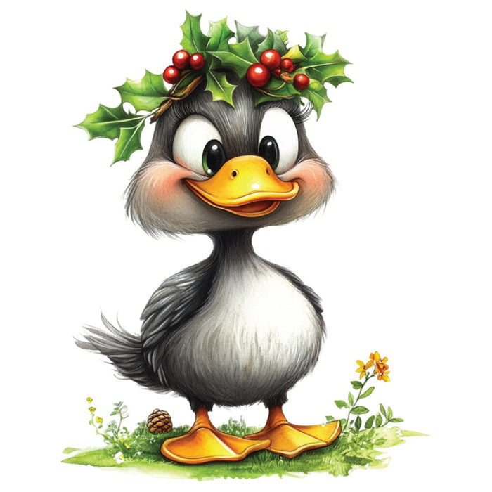 Whimsical Duck Fabric Panel 19
