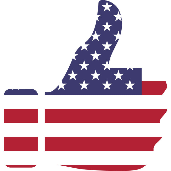 American Flag Icons Fabric Panel 32