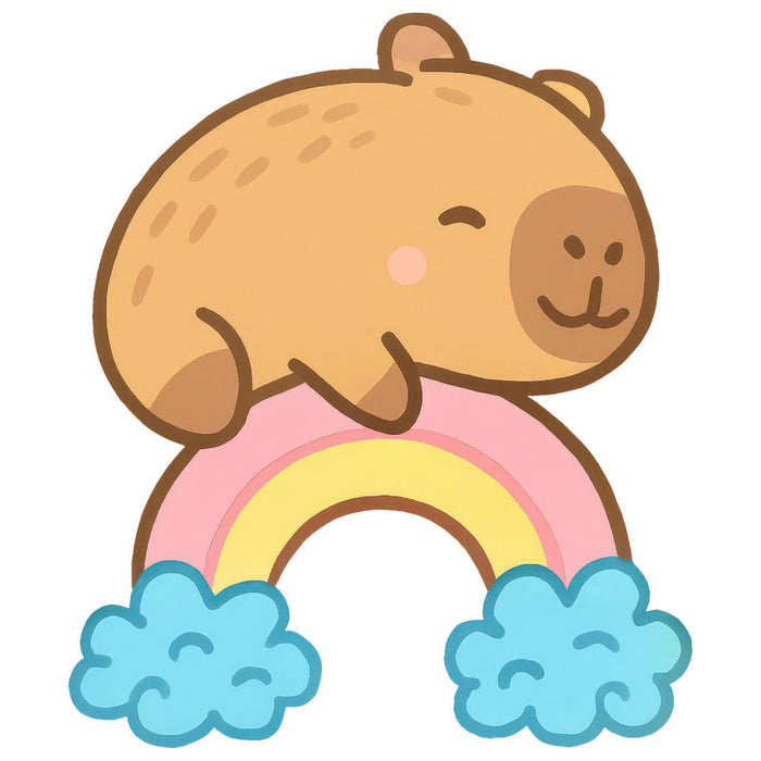 Cartoon Capybara Fabric Panel 9