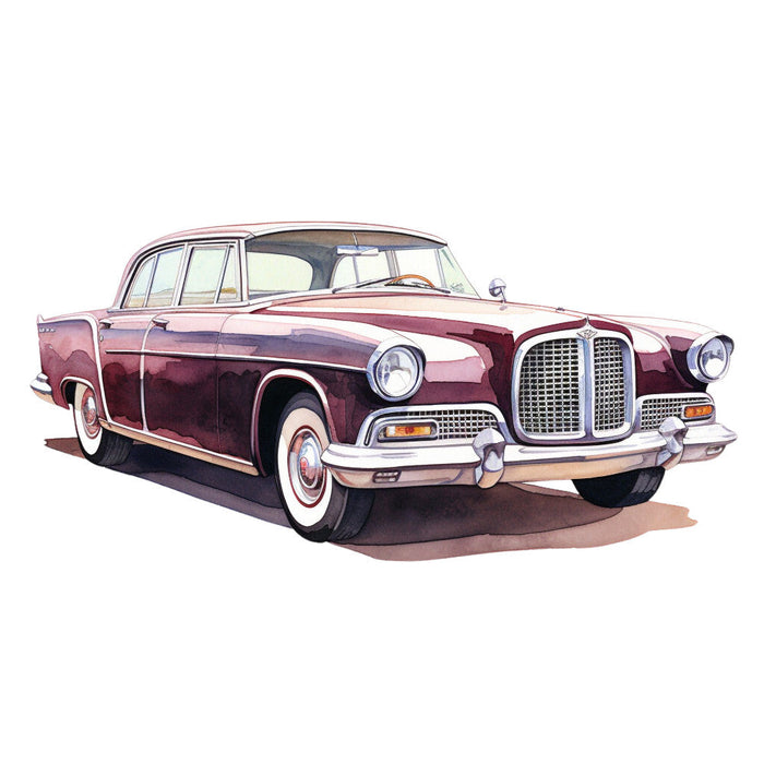 Vintage Cars Fabric Panel 33