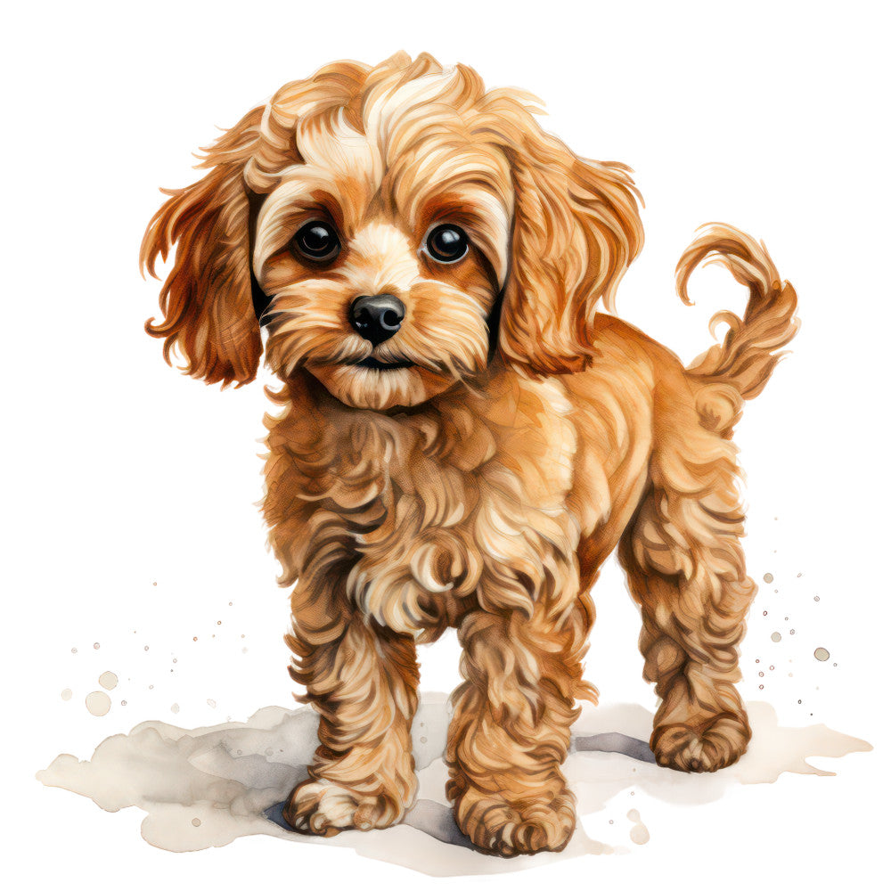 Cute Cavapoos Fabric Panel 9 — High Country Quilts