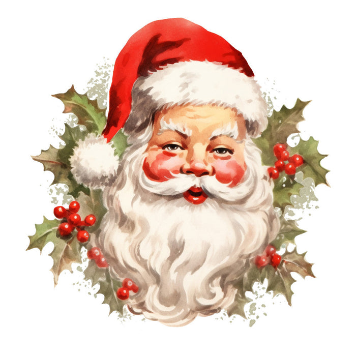 Classic Santa Claus Fabric Panel 6