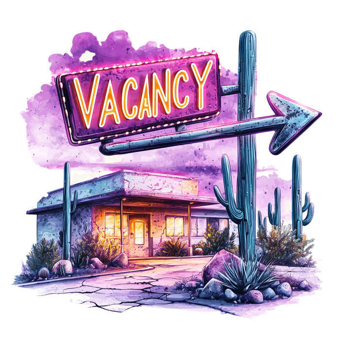 Route 66 Scene Fabric Panel 9