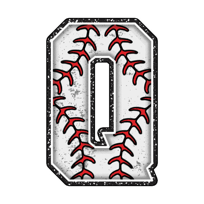 Baseball Alphabet Fabric Panel 27