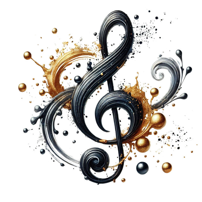 Music Notes Panel Musical Notes Fabric Panel 21 — High Country Quilts