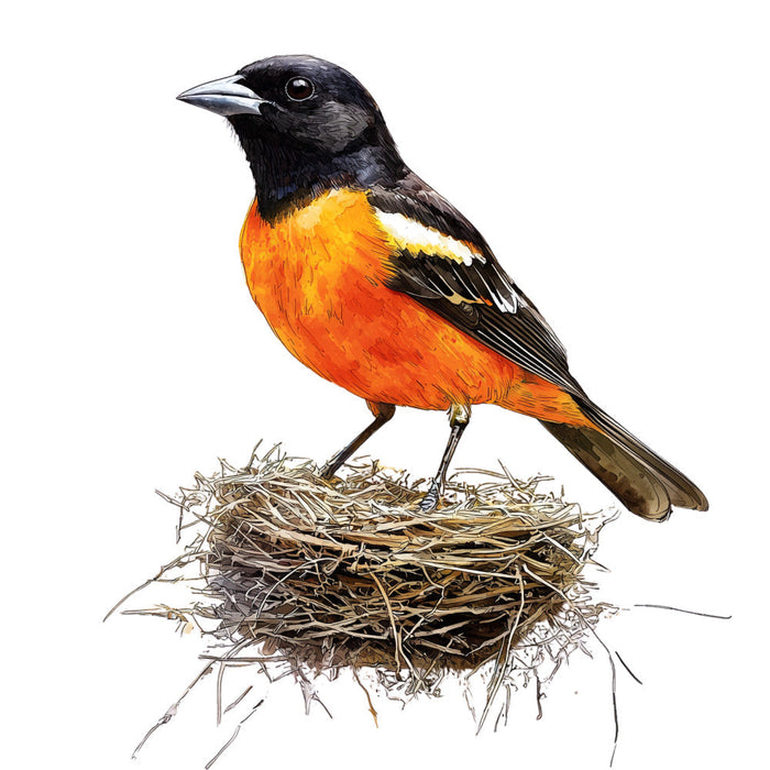 Baltimore Oriole Fabric Panel 10
