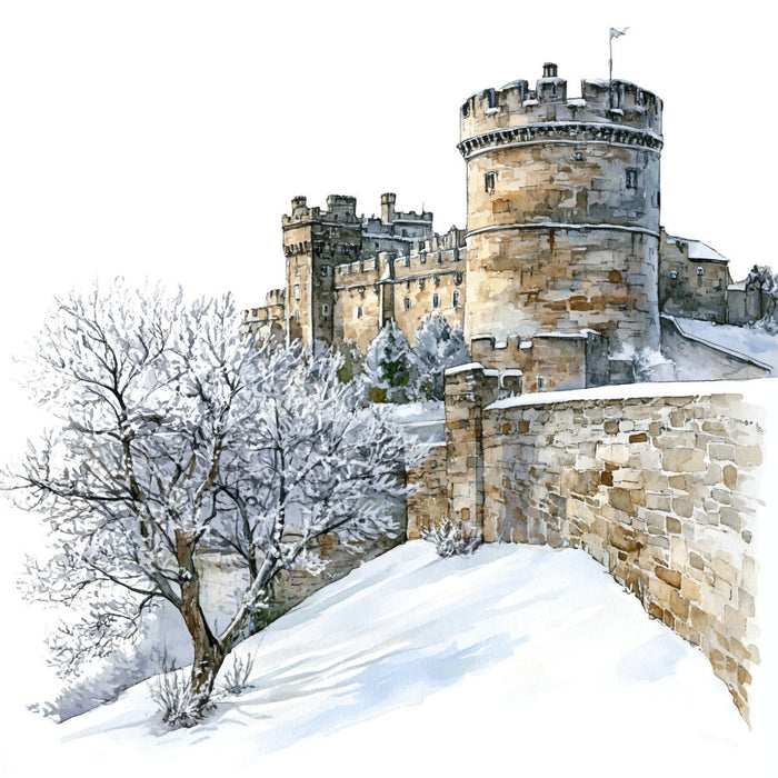 Winter Scotland Fabric Panel 2