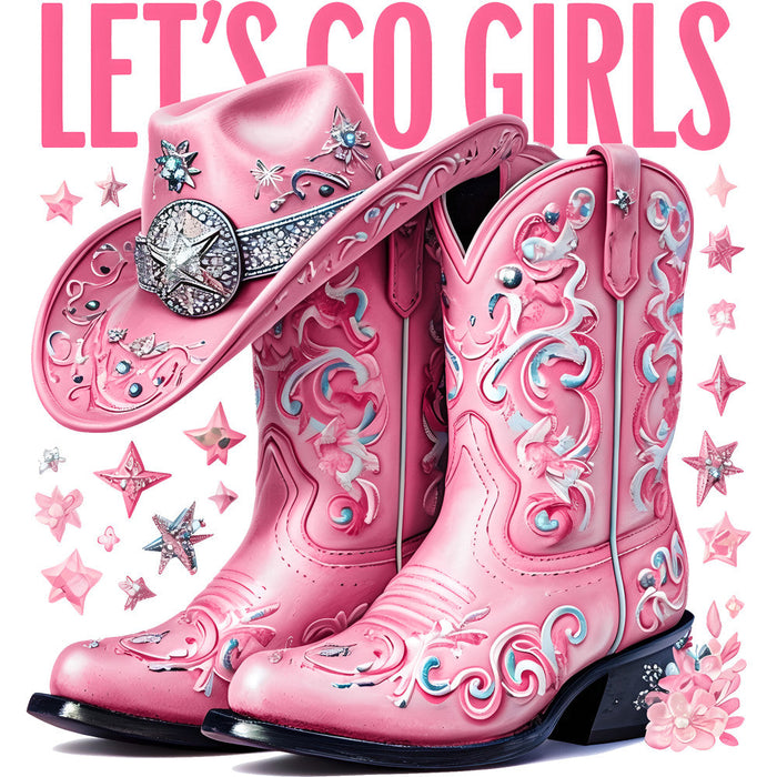 Coquette Cowgirl Fabric Panel 18
