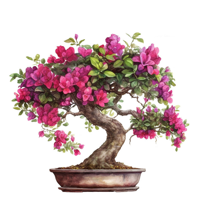 Bonsai Tree Fabric Panel 18