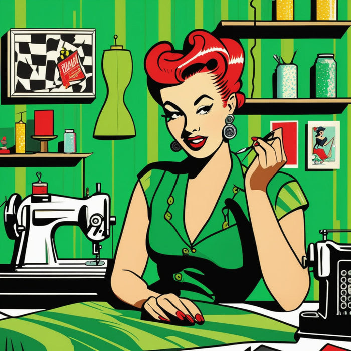 Pop Art Sewing Fabric Panel 88