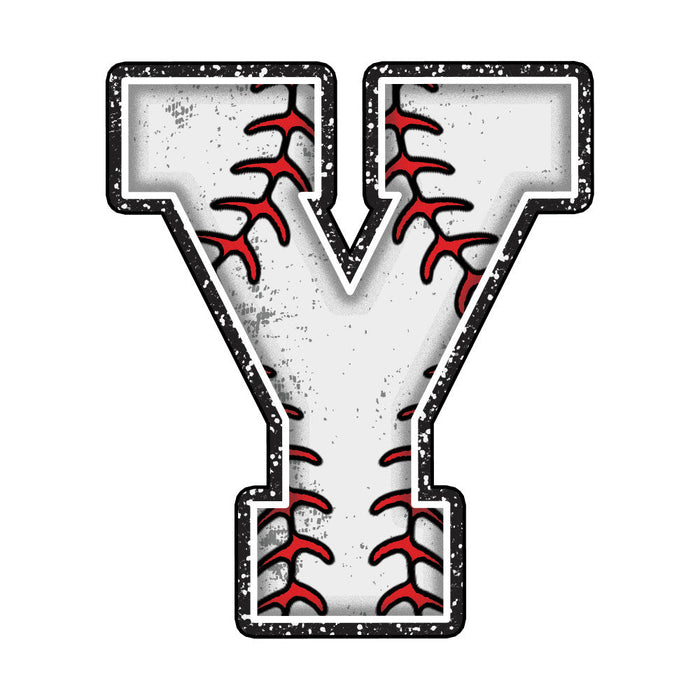 Baseball Alphabet Fabric Panel 34