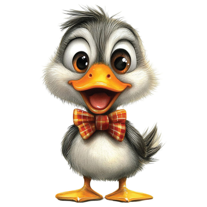 Whimsical Duck Fabric Panel 27