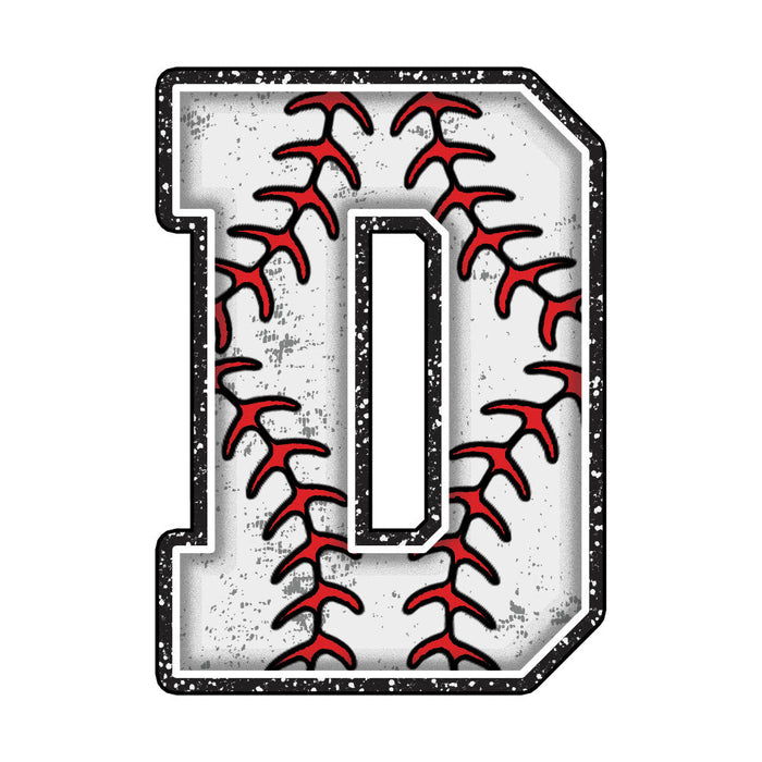 Baseball Alphabet Fabric Panel 14