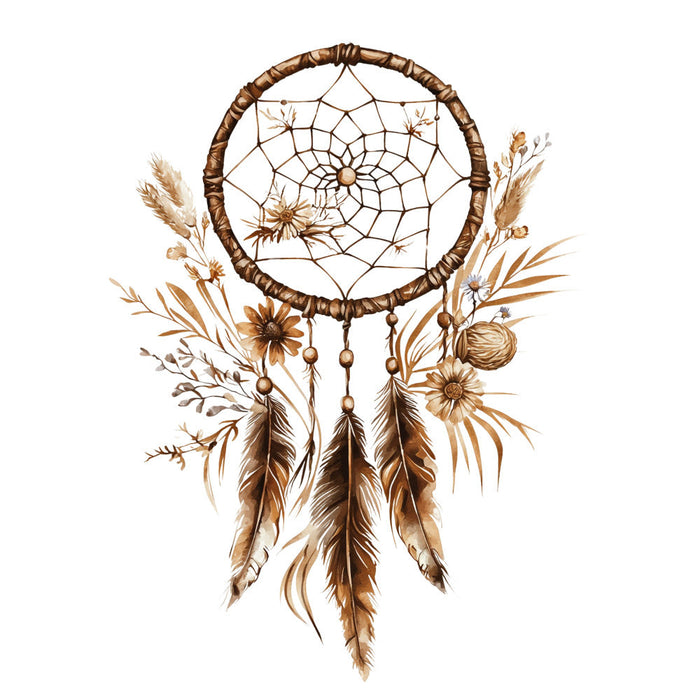 Floral Dreamcatcher Fabric Panel 2