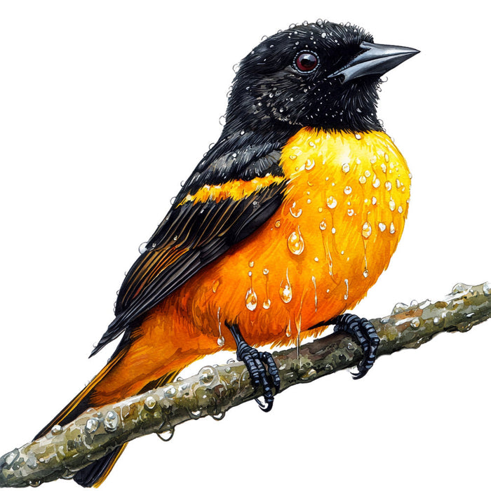 Baltimore Oriole Fabric Panel 9
