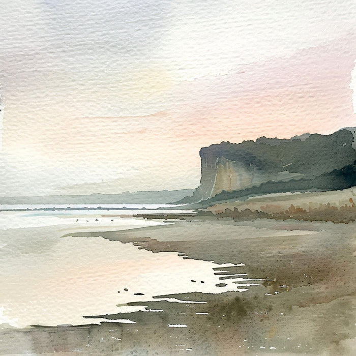 Normandy Travel Art Fabric Panel 7