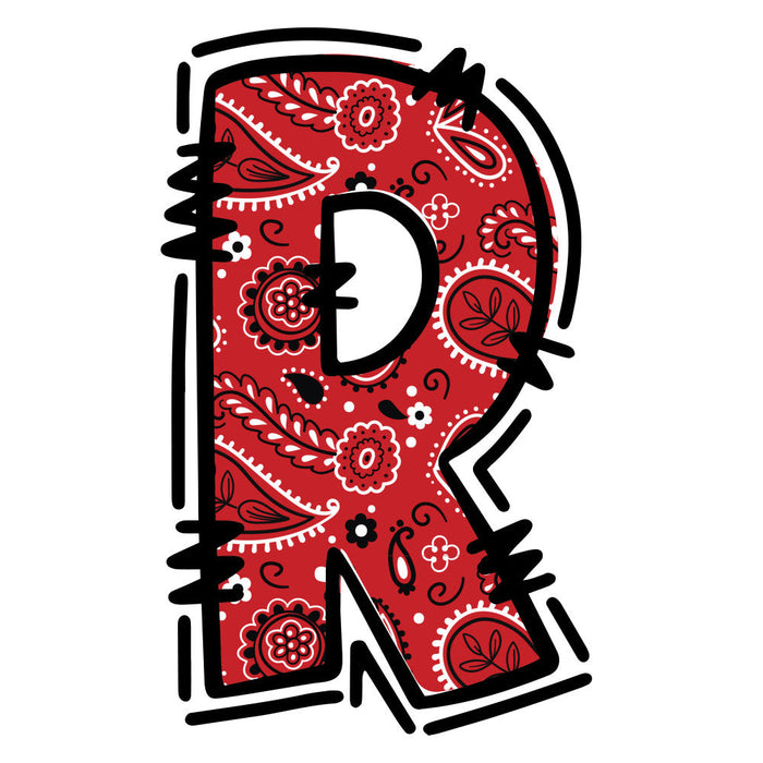 Cowboy Alphabet Fabric Panel 19