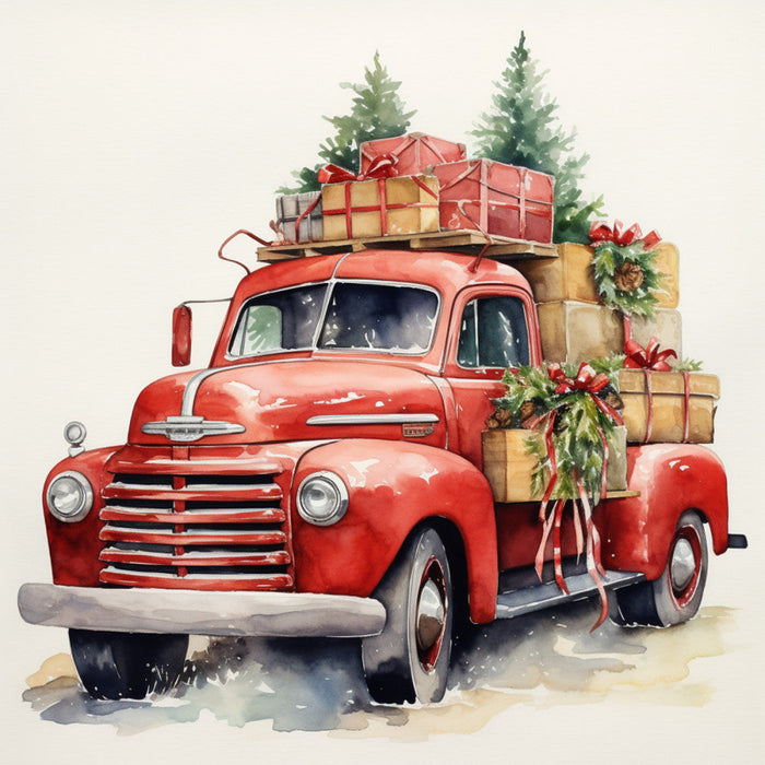 A Country Christmas Fabric Panel 42