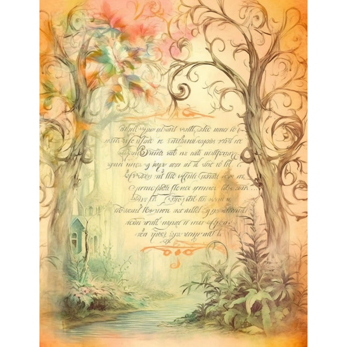 Enchanted Forest Fabric Panel 10