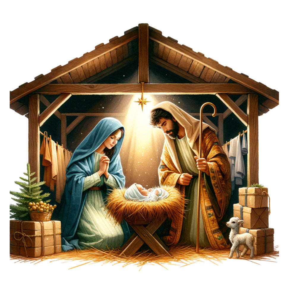 Golden Nativity Fabric Panel 5 — High Country Quilts