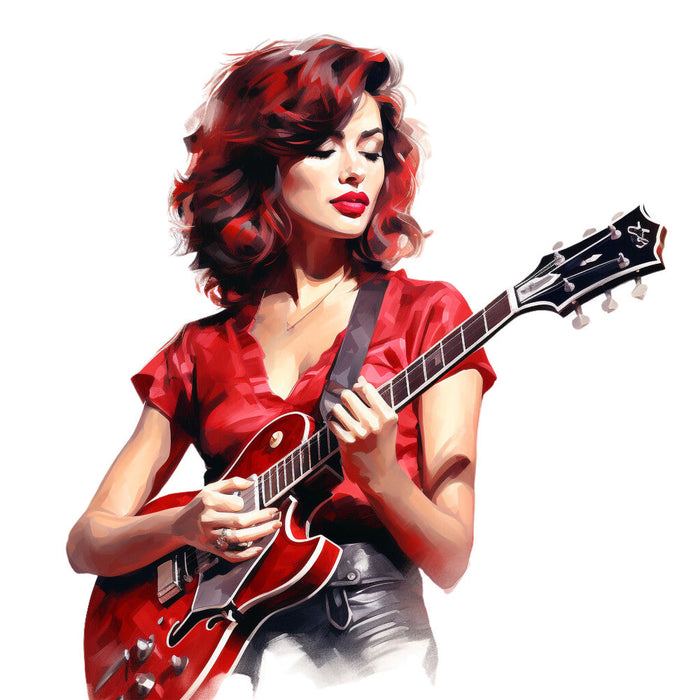 Red Rock and Roll Fabric Panel 6
