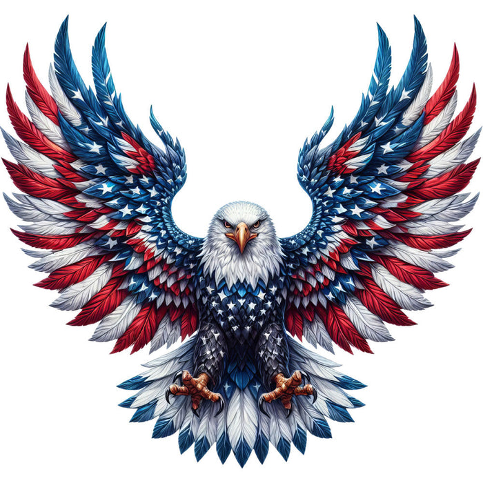 Patriotic Eagle Fabric Panel 10