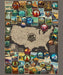RB National Parks 36in x 43in USA Vertical Map Poster Panel