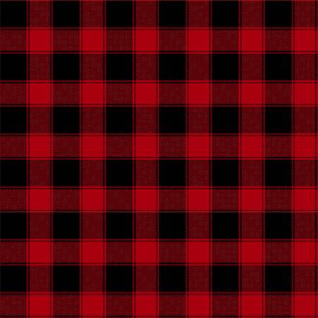 TT Red Buffalo Check Softie Minky