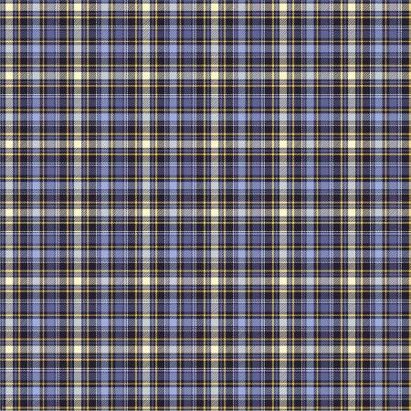 TT Navy Blue Star Plaid Minky
