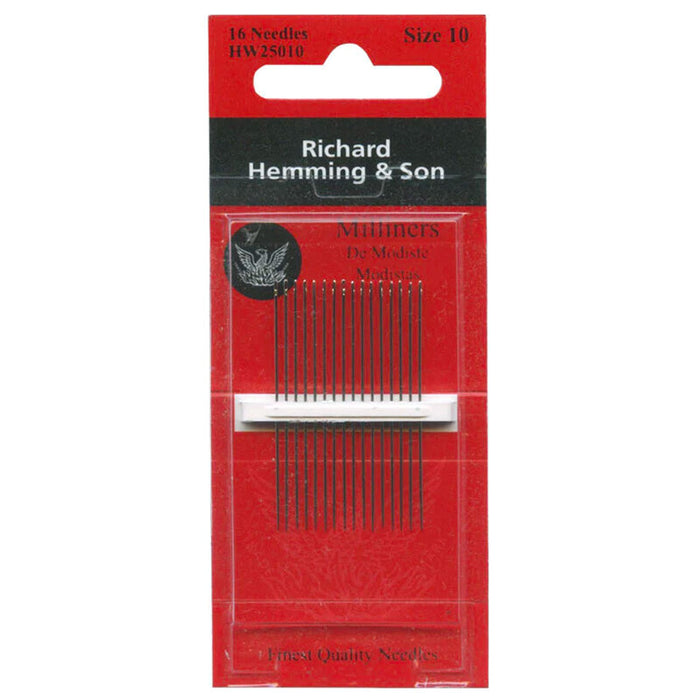 Richard Hemming & Son Milliners Size 10 16ct Needles