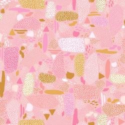 CS Girl's Club PK105-PI3 Pebbles Pink Fabric