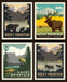RB National Parks Rocky Mountains Pillow Panel