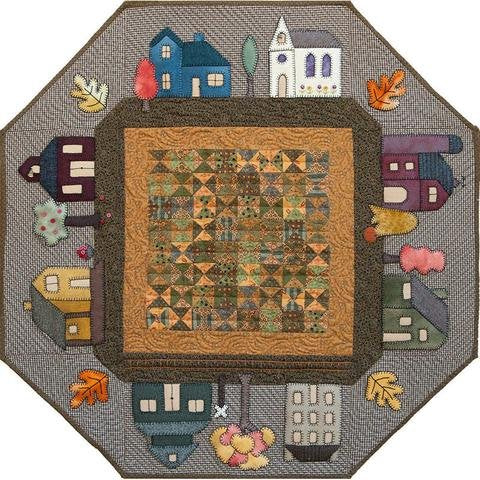 Prairie Town in Autumn