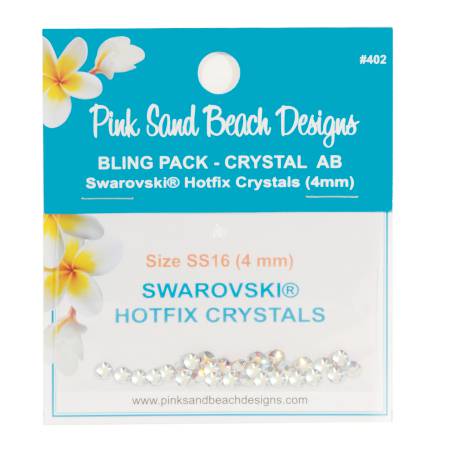 Bling Pack - Swarovski Hotfix Crystal 4mm - Crystal AB