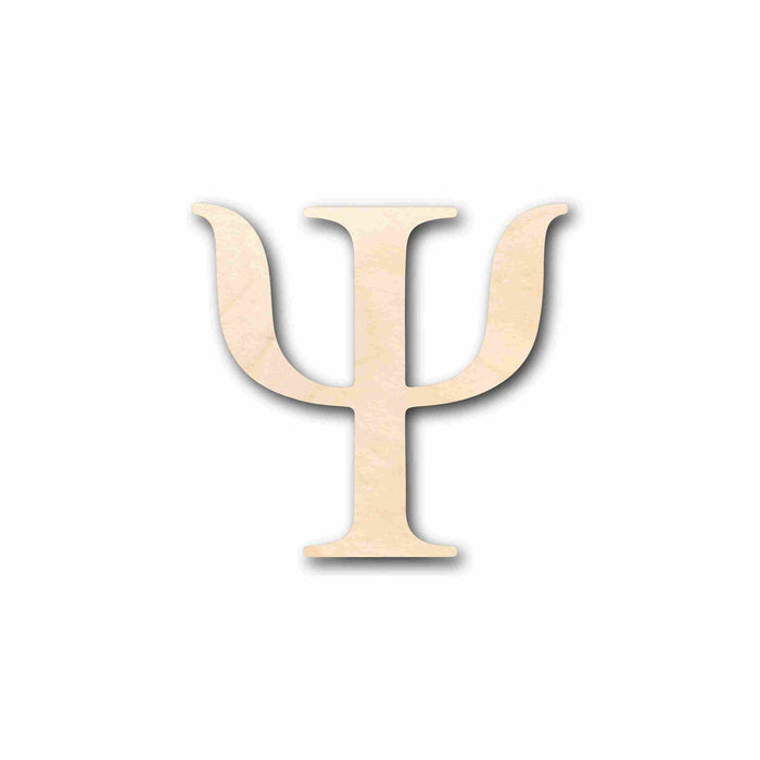 Unfinished Wood Psi Silhouette - Craft- up to 46" DIY