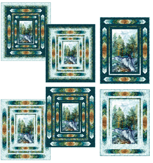 Landscape Gallery Pattern- Cedarcrest Falls