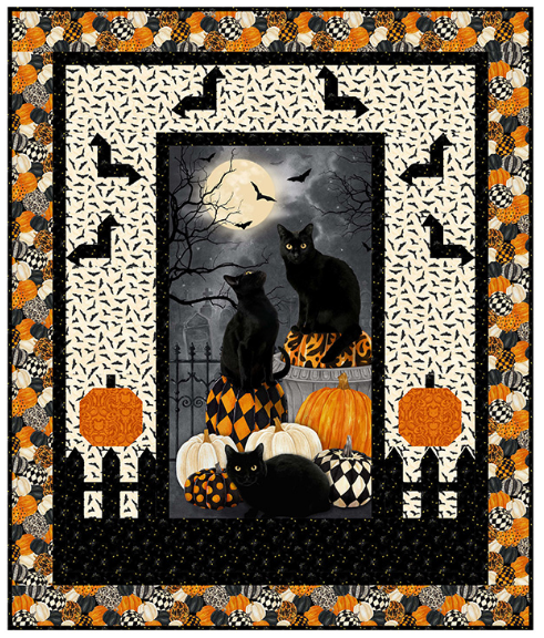 Batty Night Quilt Kit