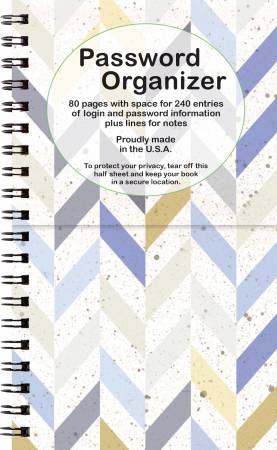 Password Book - Chevron