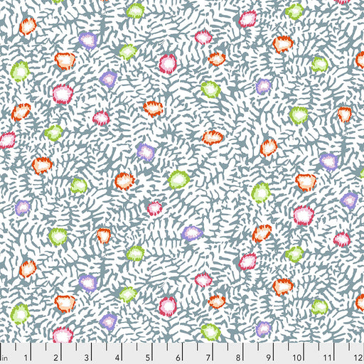 FS Kaffe Fassett February 2021 Moss Flower White