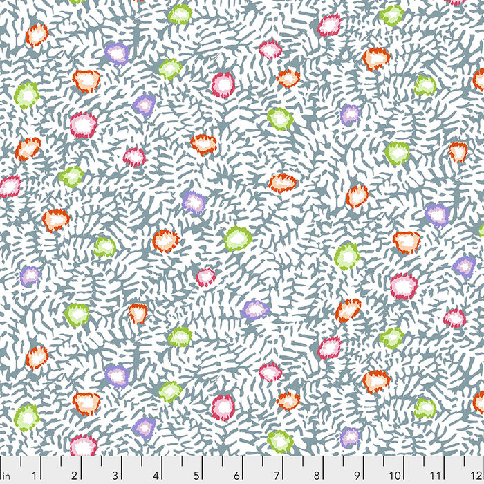 FS Kaffe Fassett February 2021 Moss Flower White