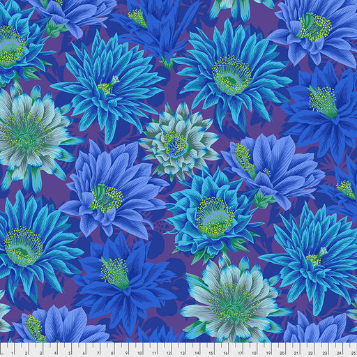 FS Kaffe Fassett Cactus Flower - Blue