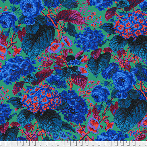 FS Kaffe Fassett Rose and Hydrangea - Blue