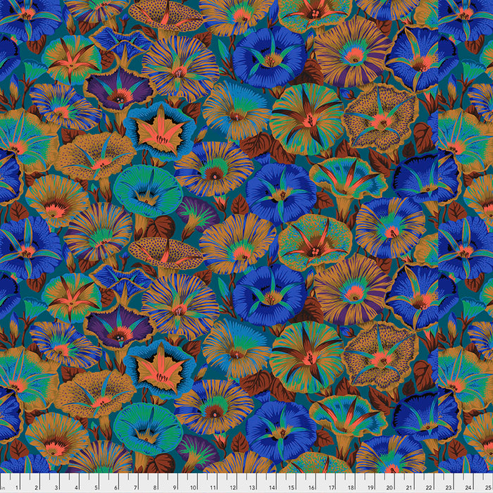 FS Kaffe Fasset Spring 2019 Variegated Morning Glory - Blue