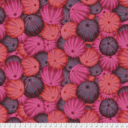 FS Kaffe Fassett Collective Spring 2019 Sea Urchins Red