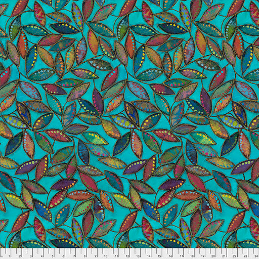 FS Light In The Forest Foliage Turquoise